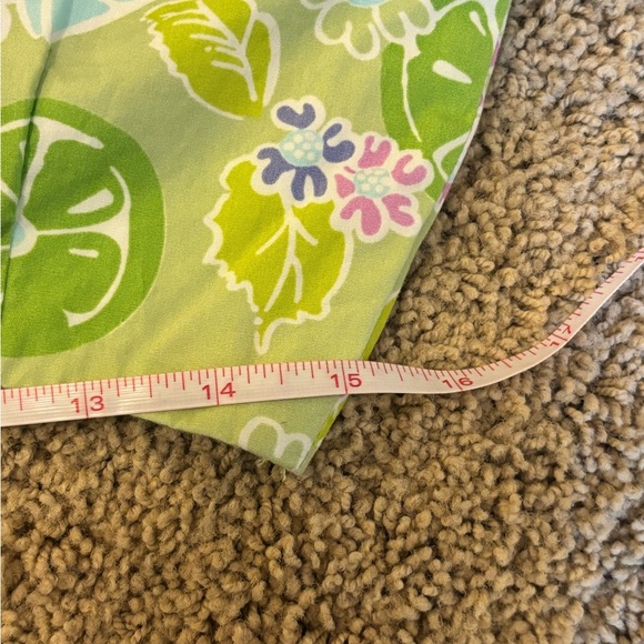 Lilly Pulitzer Guava Lime Twist Cotton Blend Skirt 10 - Retired Print - Picture 5 of 7